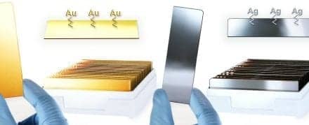 Gold and Silver Microarray Substrates Provide Durable Surfaces