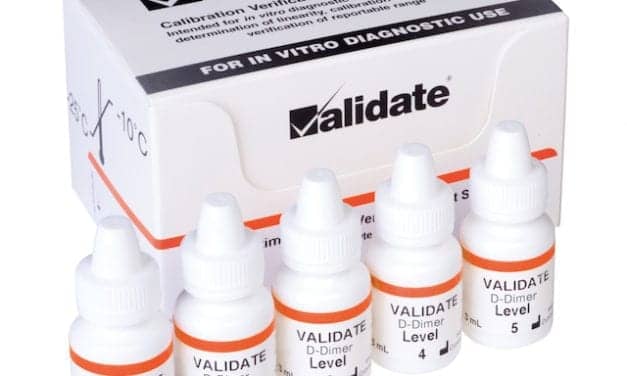 D-Dimer Calibrator Receives FDA Green Light
