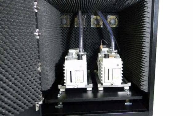 Enclosures Enable Noise Reduction during Mass Spec Vacuum Pumping