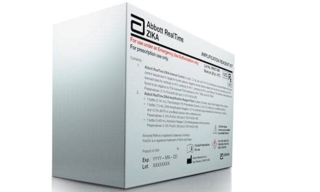 Abbott Receives FDA Emergency Use Authorization to Detect Zika Using Whole Blood