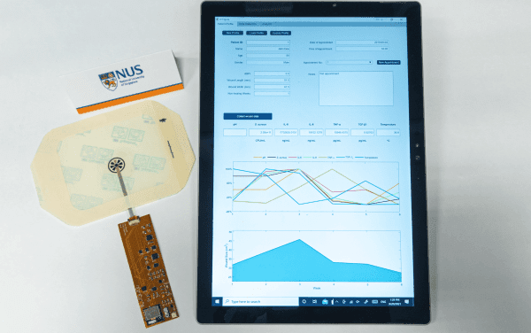 Smart Bandage Detects Biomarkers for Chronic Wound Monitoring
