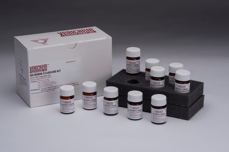 Verichem Launches Reference Materials for Calibration Verification of Bilirubin Assays