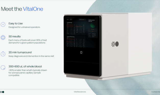 Vital Biosciences’ New POC Lab Testing Platform to Streamline Patient Care