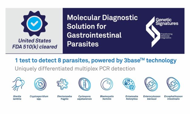 FDA Clearance For Gastrointestinal Parasite Detection Kit