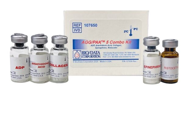 AGG/PAK 5 Combo Kit for Platelet Aggregation Testing Introduced