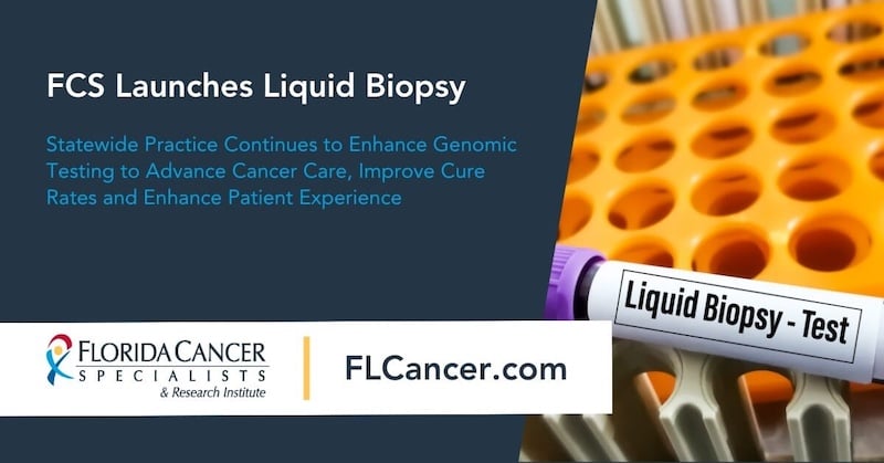 Liquid Biopsy Launched at Florida Cancer Institute