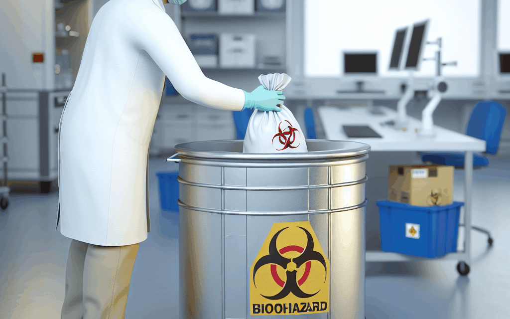 Correct Disposal of Biohazard Waste in Clinical Laboratories