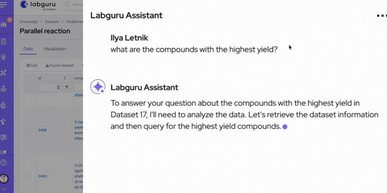 AI Assistant Integrated Into Lab Management Platform