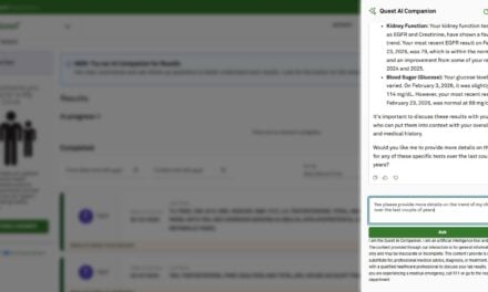 Quest Diagnostics Launches AI Tool to Help Patients Interpret Lab Results